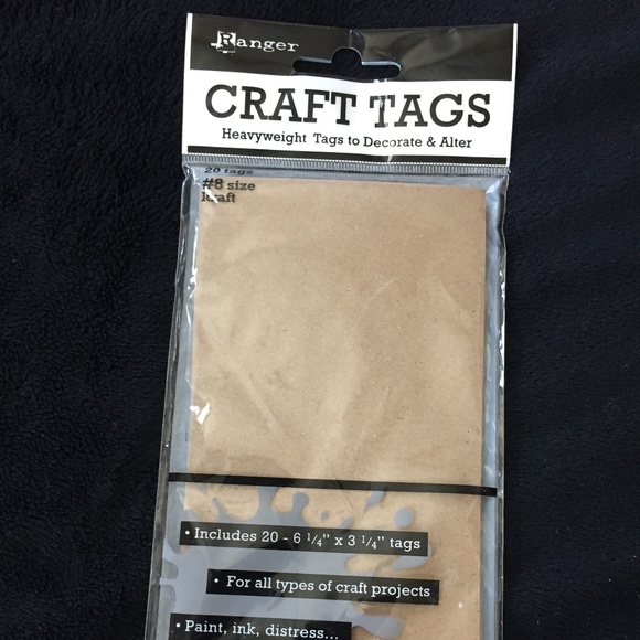 🐌5 Items for $15🐌 Hanger Craft Tags Pack of 20 - Picture 1 of 4